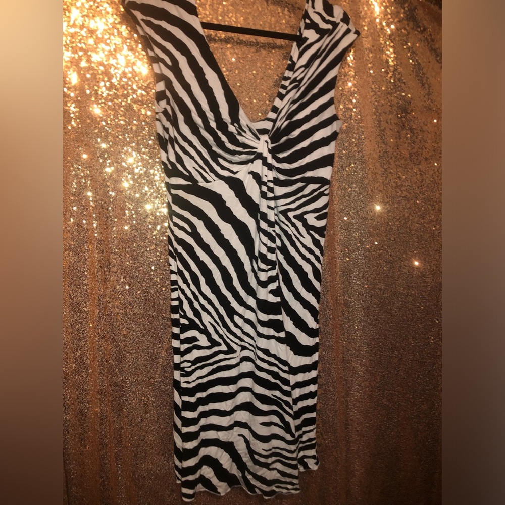 NY&C Zebra Print Dress